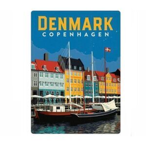 Copenhagen Denmark Souviner Magnet